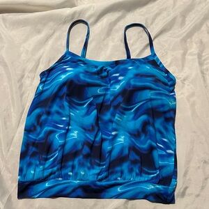 NWT Lands’ End Tankini Sz 16P